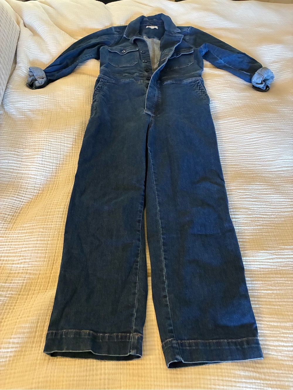 Denim Jumpsuit, Dark wash, Madewell